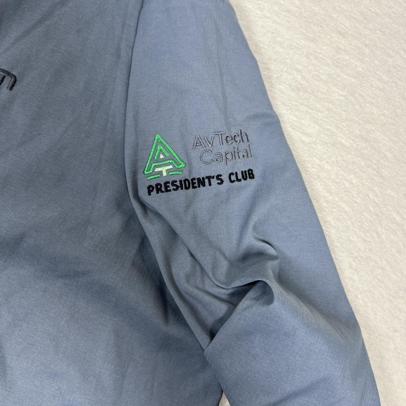 Travis Mathew Jacket Mens 2XL Blue Full Zip Lightweight Stretch Golf AVTech Club - Picture 6 of 11